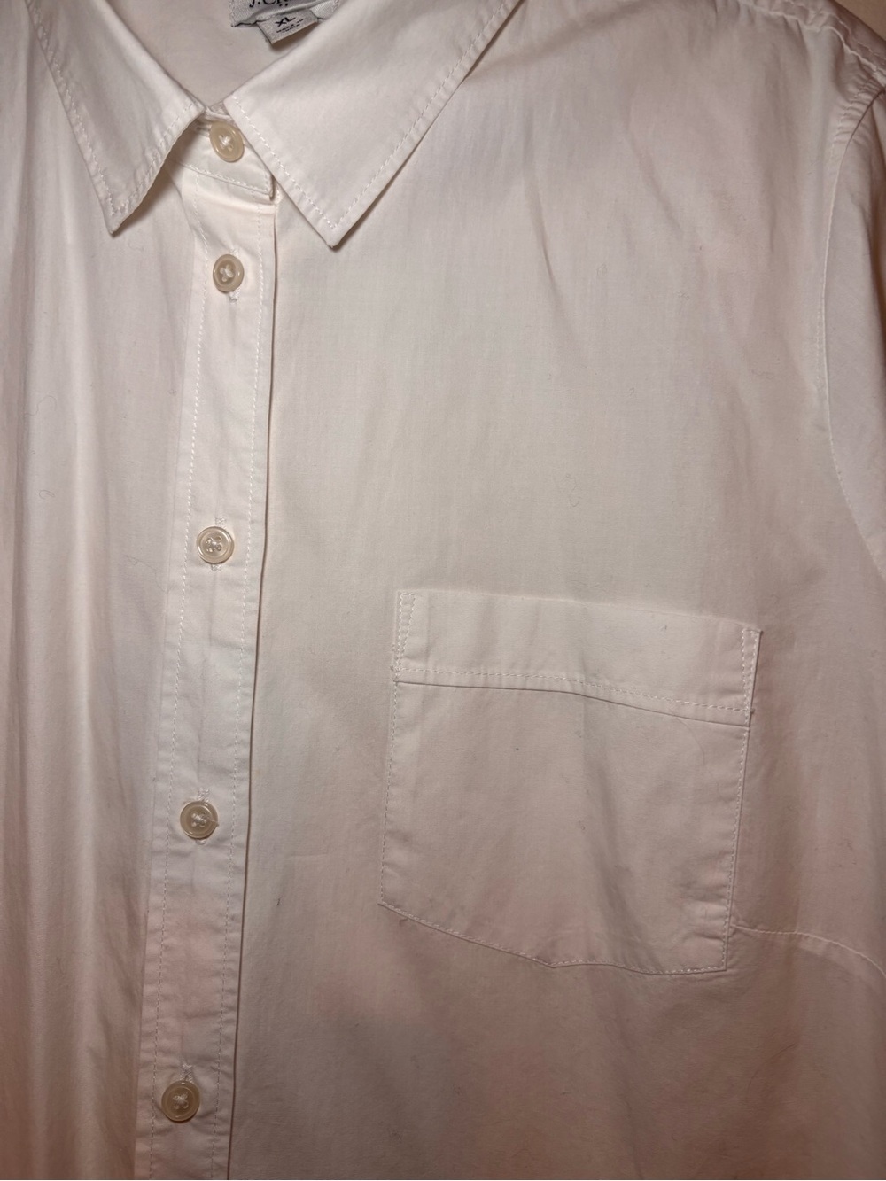 J. Crew Women White Button-Up Shirt - Picture 4 of 12